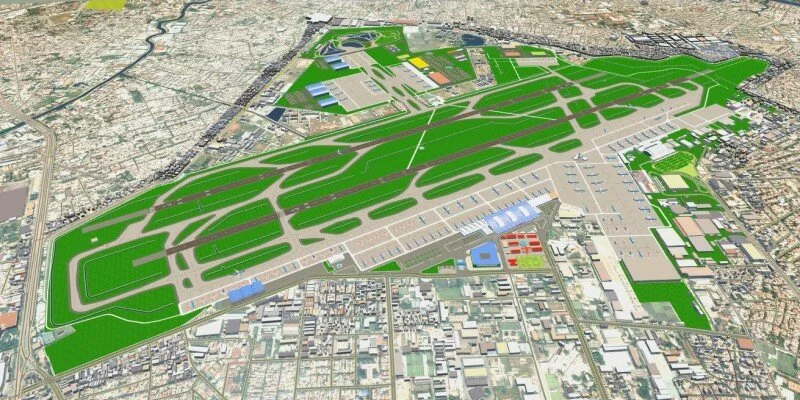Bản vẽ Autocad chi tiết sân bay
