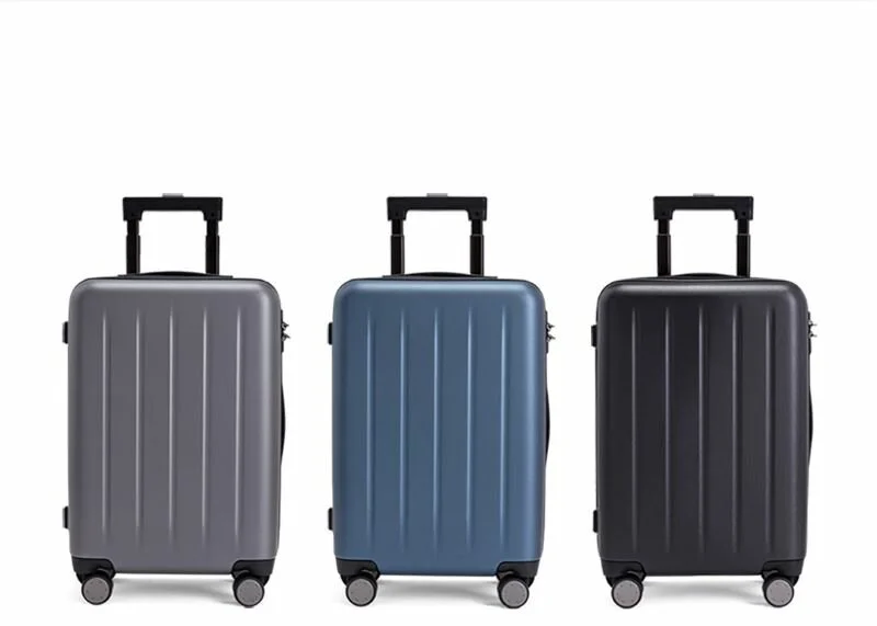3 chiếc vali Xiaomi với 3 màu đen. xanh và xám
